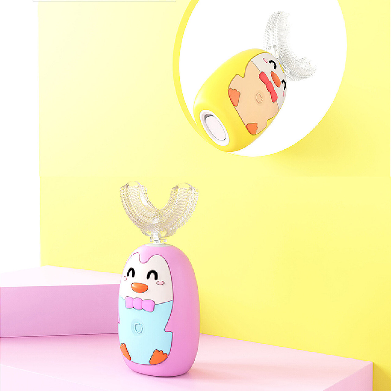 博皓儿童U型牙刷精灵 X 洛可可