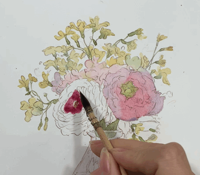 一组水彩动图（图ZMTM3MzQxODIw） - 艺术插画 - 站酷设计师木壳人原创素材 - 站酷ZCOOL