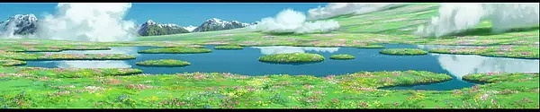 《哈尔的移动城堡-草原》（图ZMjExNzcyODQw） - 绘画 - 站酷设计师日照雨原创素材 - 站酷ZCOOL