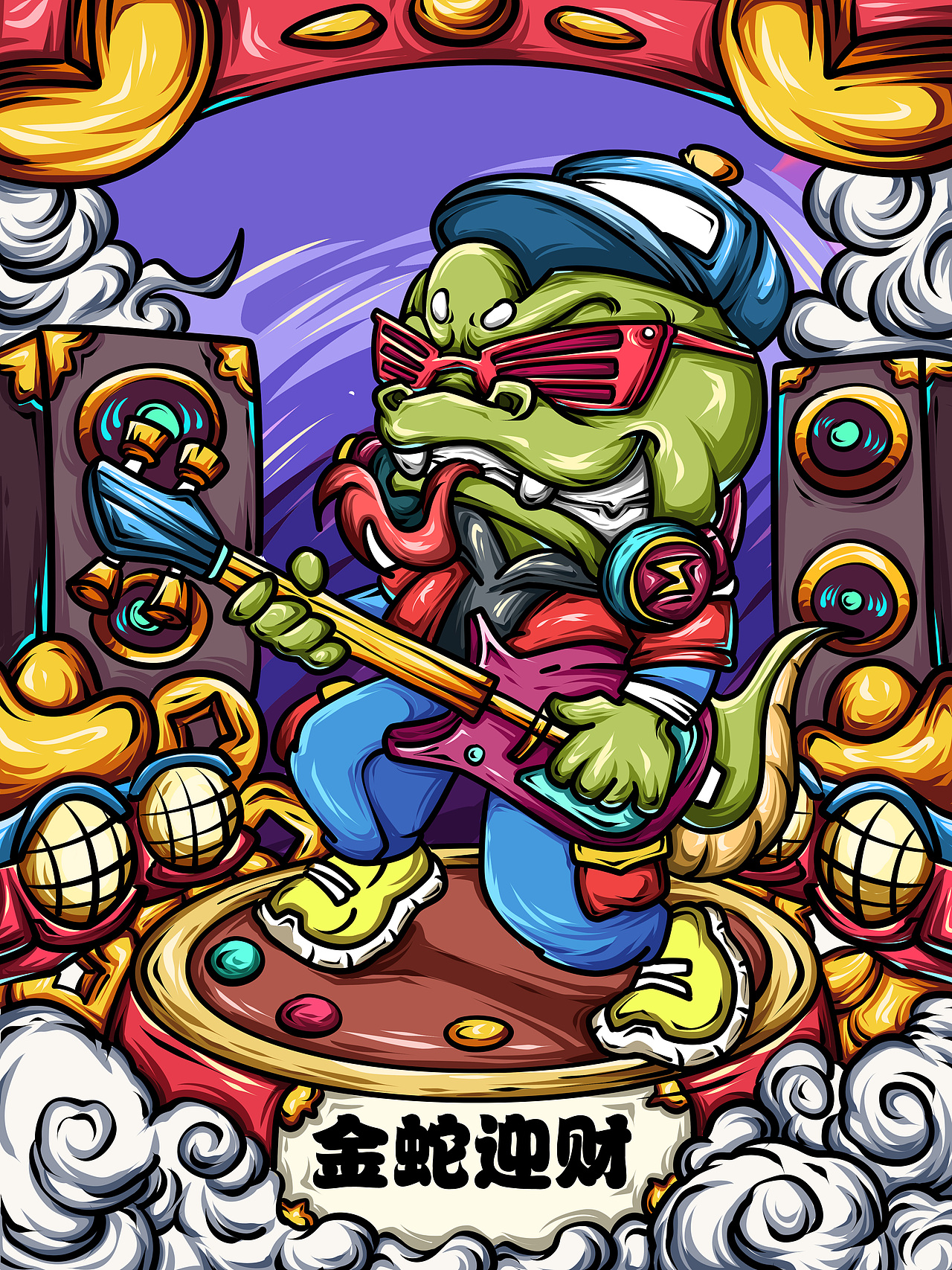 【国潮插画】国潮/涂鸦街头十二生肖商业插画（图ZMjgwNDM3NTQ0） - 商业插画 - 站酷设计师插画师Joker原创素材 - 站酷ZCOOL