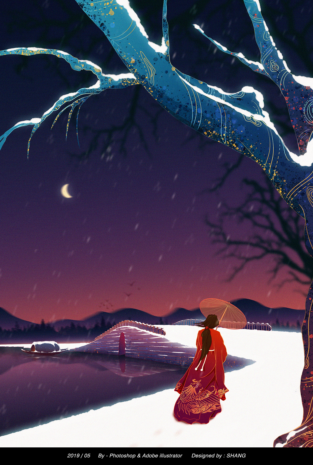 断桥残雪|插画|创作习作|尚jf_原创作品-站酷zcool