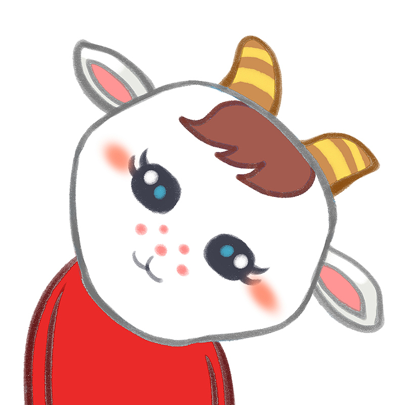 小矛的动森歪头像（图ZMjA2ODY3NzMy） - 艺术插画 - 站酷设计师_小矛原创素材 - 站酷ZCOOL