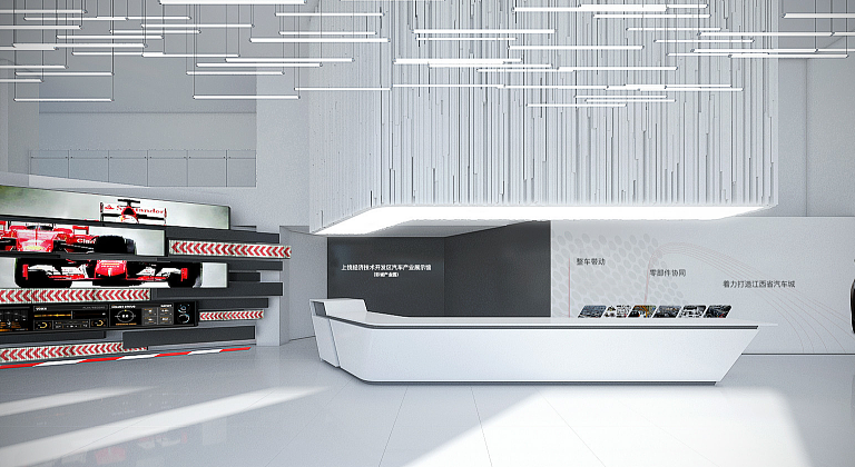 汽车展厅，3d效果图设计（图ZMTkxODUyMjQ0） - 建筑/空间 - 站酷设计师设计小丸子j原创素材 - 站酷ZCOOL