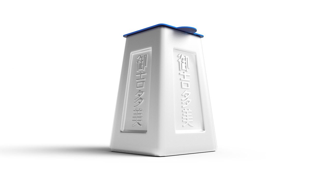 精品装杯型设计：
灵感来源于中华传统的基座，斜上构图，四平八稳，具有御品的气势。