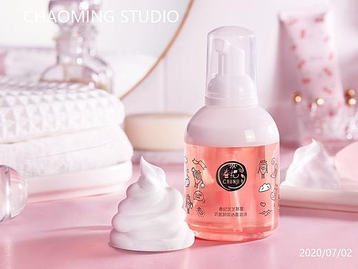 化妆品摄影修图--春纪洁面泡泡