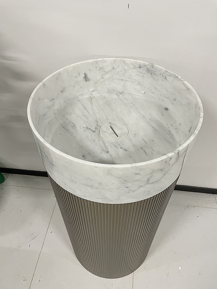 简约美学，品质生活的象征—大理石立柱盆（图ZMzY2Mzk1MDIw） - 生活用品 - 站酷设计师探浴一大理石卫浴原创素材 - 站酷ZCOOL