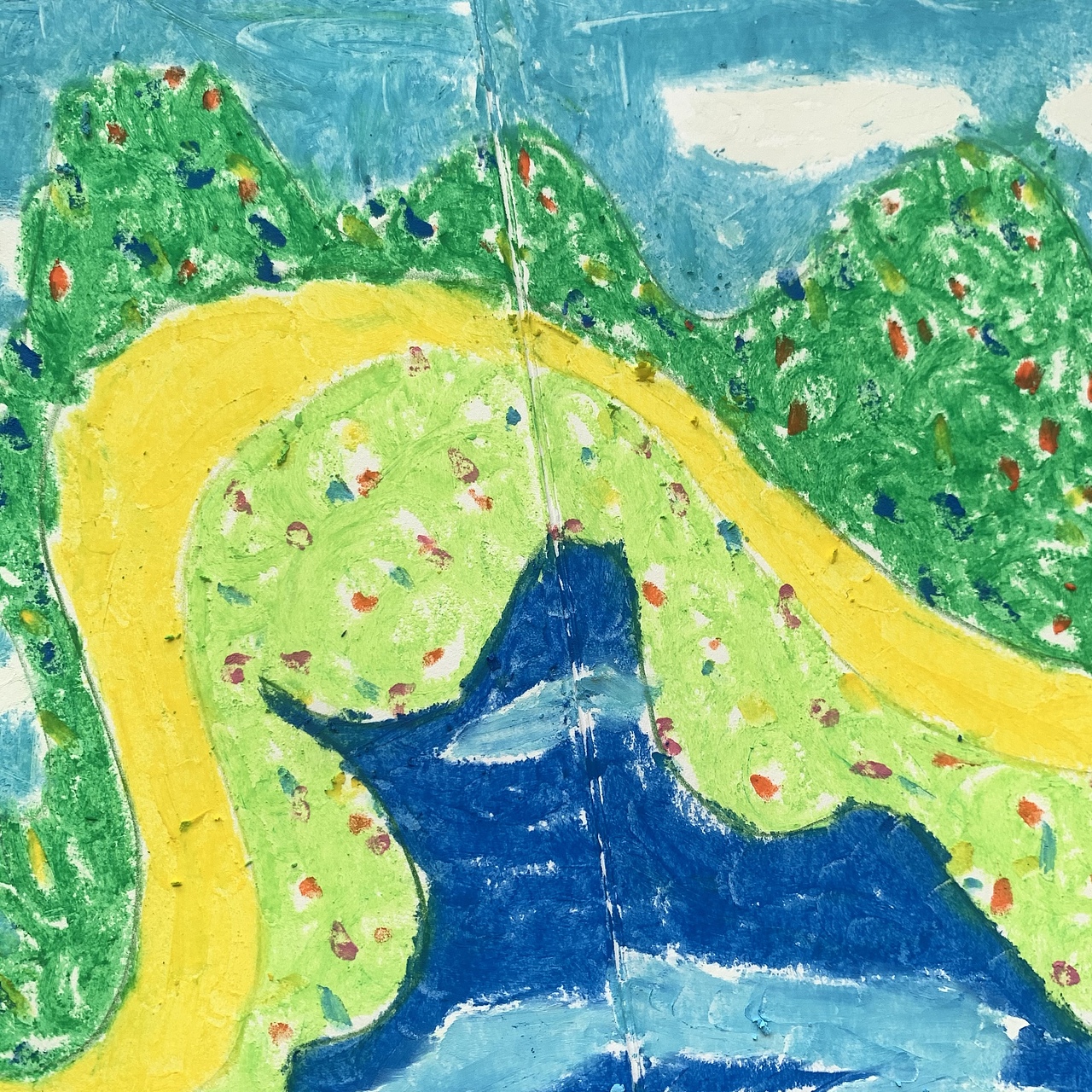 等山上的花开了，我们一起去爬山吧（图ZMjY2NTk5MTAw） - 商业插画 - 站酷设计师千五子原创素材 - 站酷ZCOOL