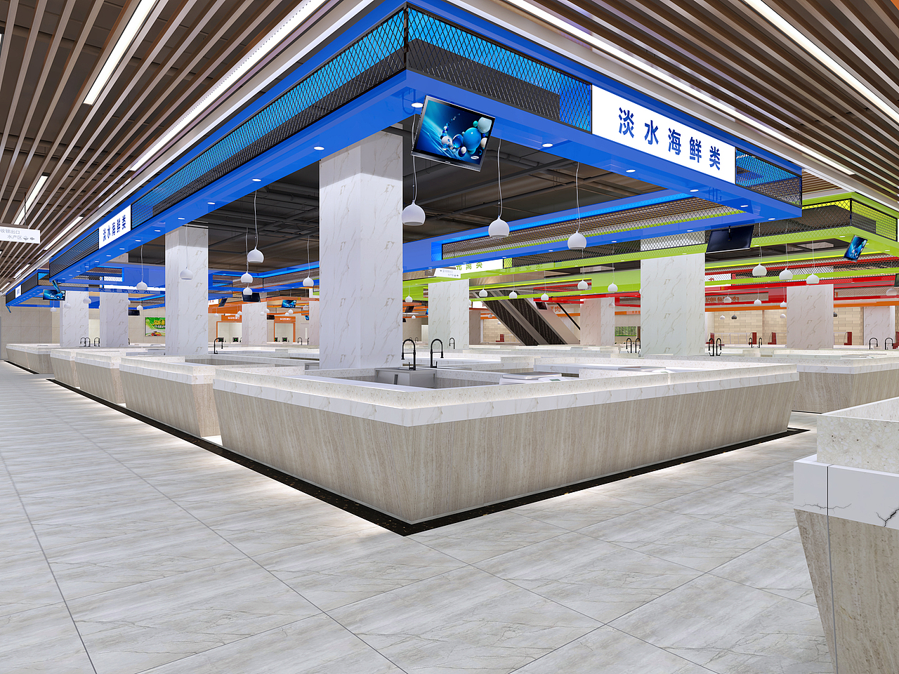 五星农贸市场（图ZMTk3MDg4ODc2） - 家装设计 - 站酷设计师朗牧森原创素材 - 站酷ZCOOL