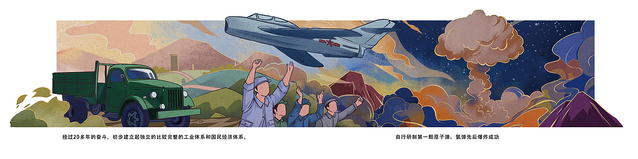 百年党史|插画|绘本|rider小马 - 原创作品 - 站酷 (zcool)