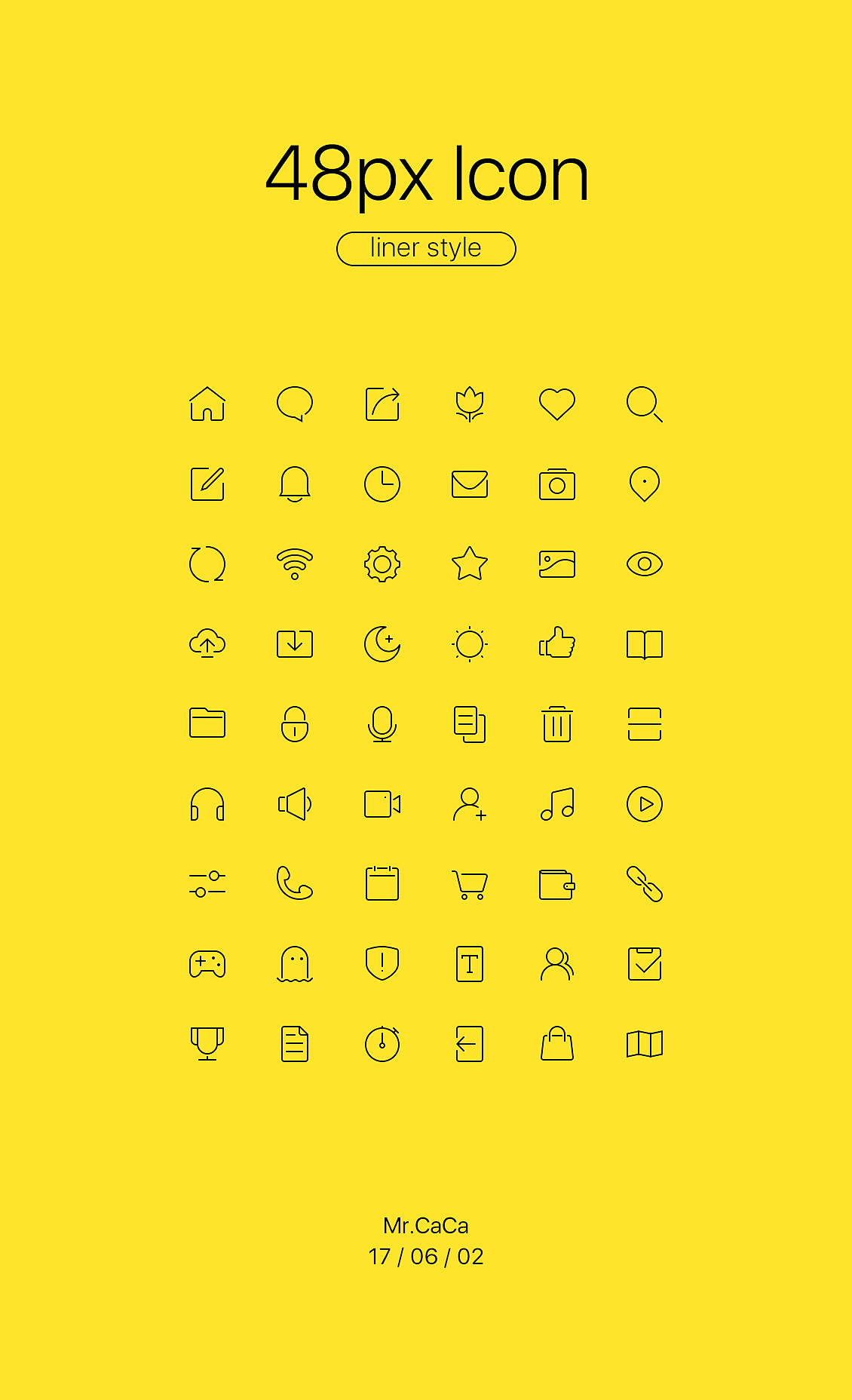 48px线性Icon（图ZODEwODg3MjQ=） - 图标 - 站酷设计师五号同学原创素材 - 站酷ZCOOL