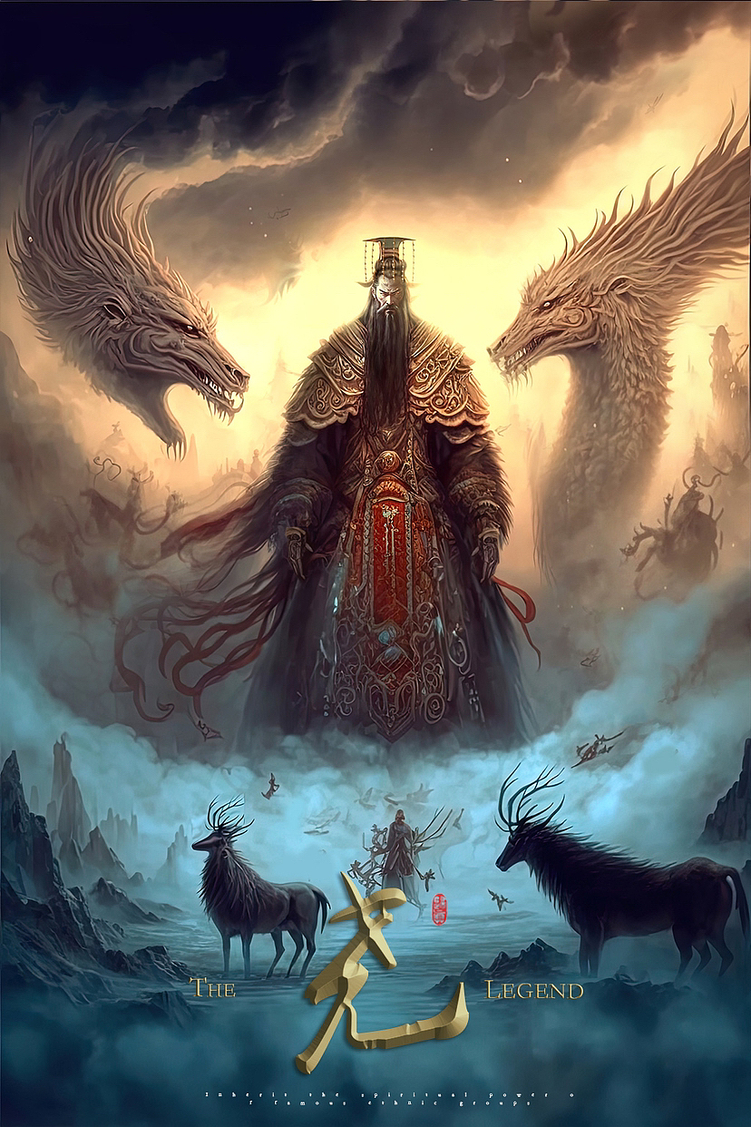 三皇五帝 五帝插画