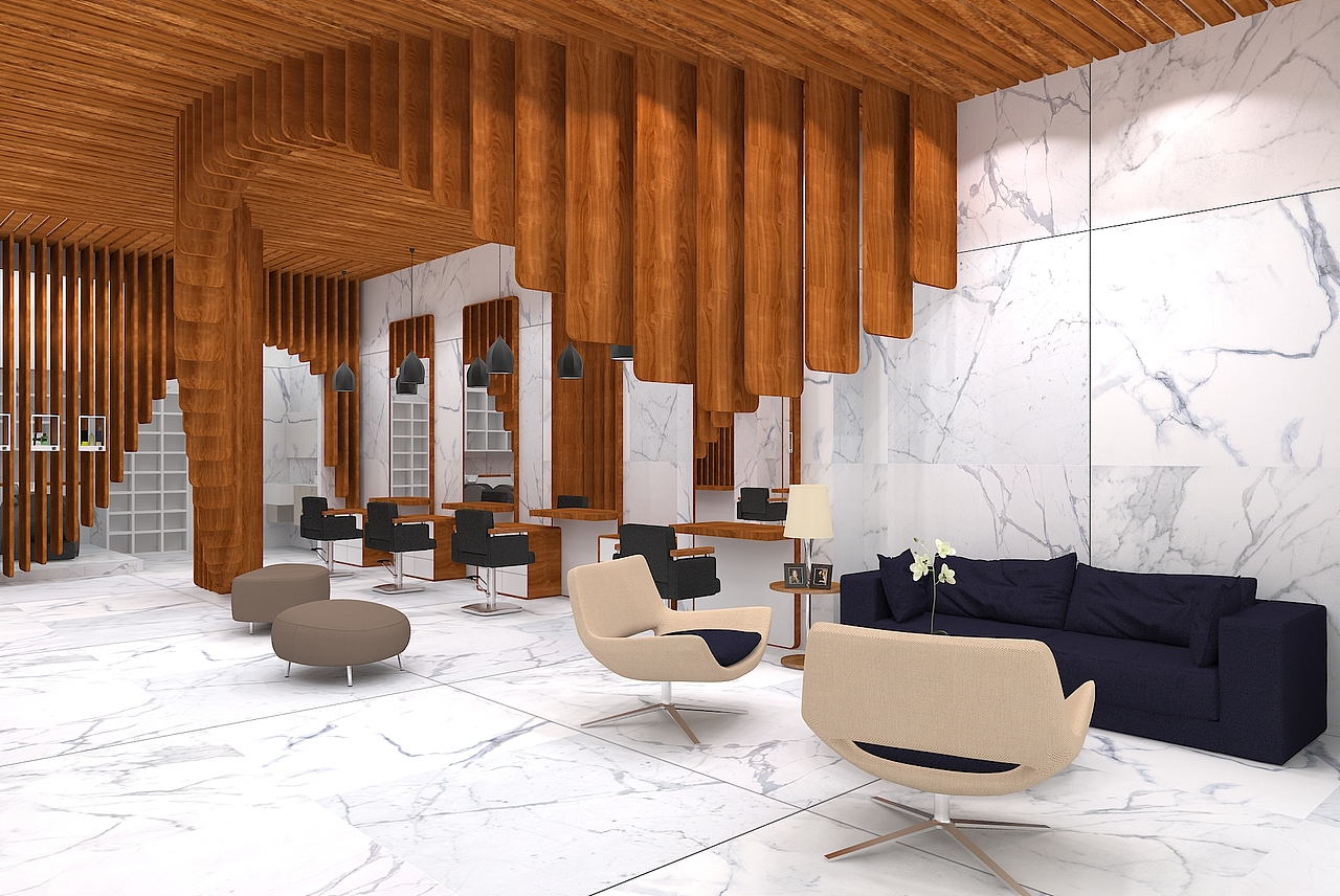 芳龄美发店设计