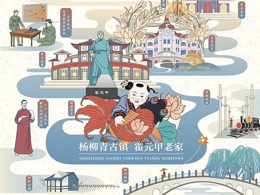 杨柳青古镇霍元甲老家-天津西青区文创产品策划方案