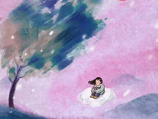 粉色天空