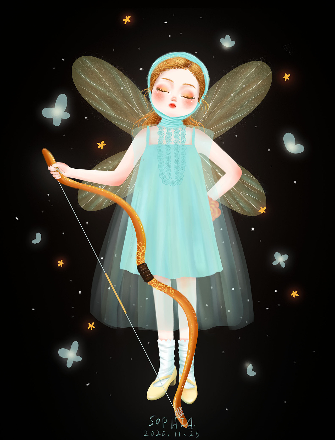 就当了素材来搞一小波图~南宁/插画师/3年前/66浏览sophia索菲亚sss