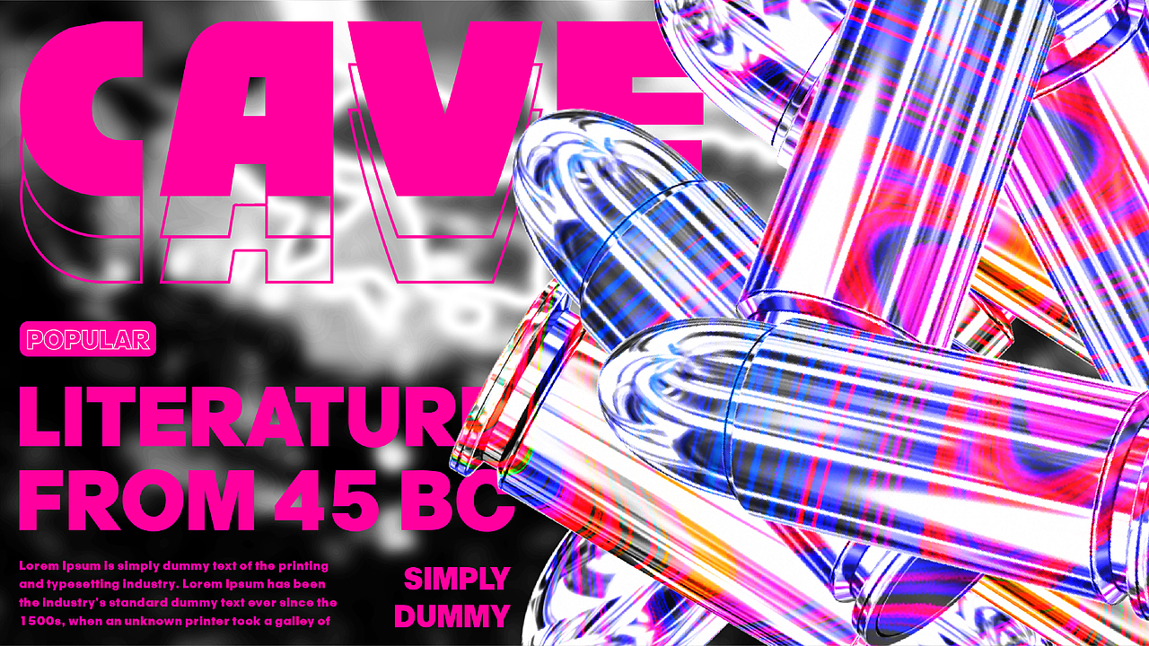 CAVE - 酸性海報創(chuàng)作（圖ZMjY5MDMzNTYw） - 海報 - 站酷設(shè)計師AnnieLeeee原創(chuàng)素材 - 站酷ZCOOL