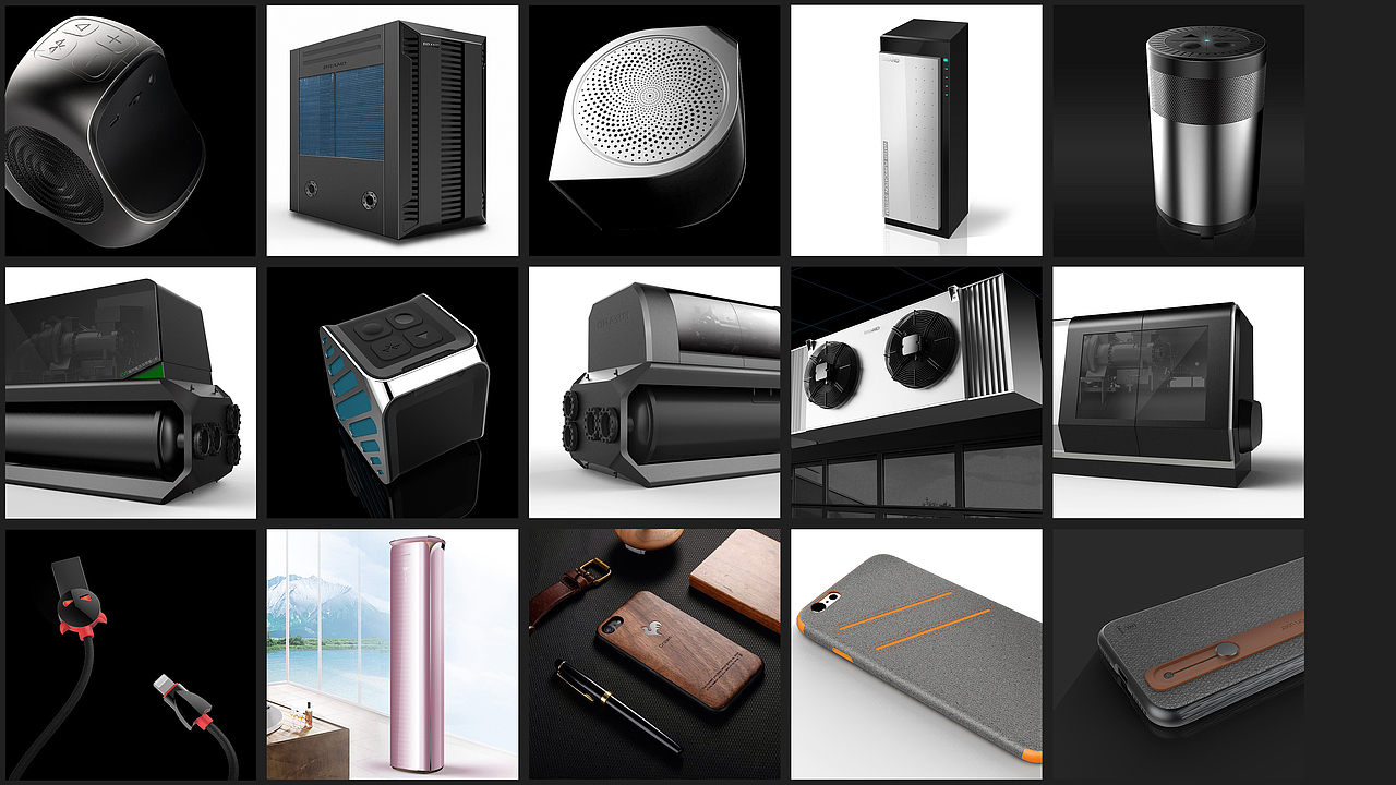 100余款产品设计