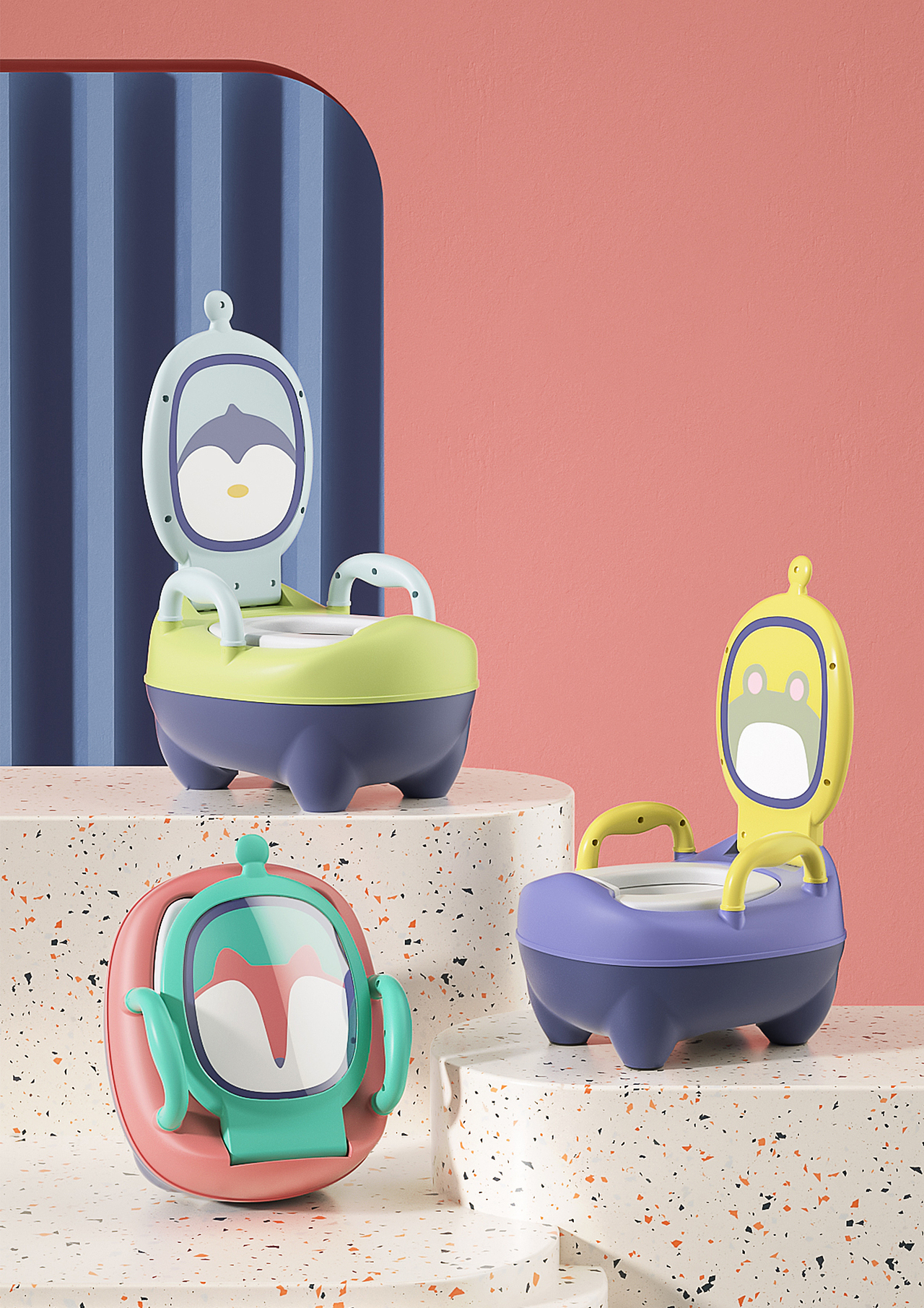 儿童座便器-舒适坐便 厕享自在（图ZMjc4MjgwMzE2） - 生活用品 - 站酷设计师陈睿RayChen原创素材 - 站酷ZCOOL