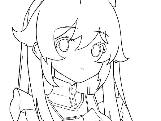 动漫加线稿，个人练习