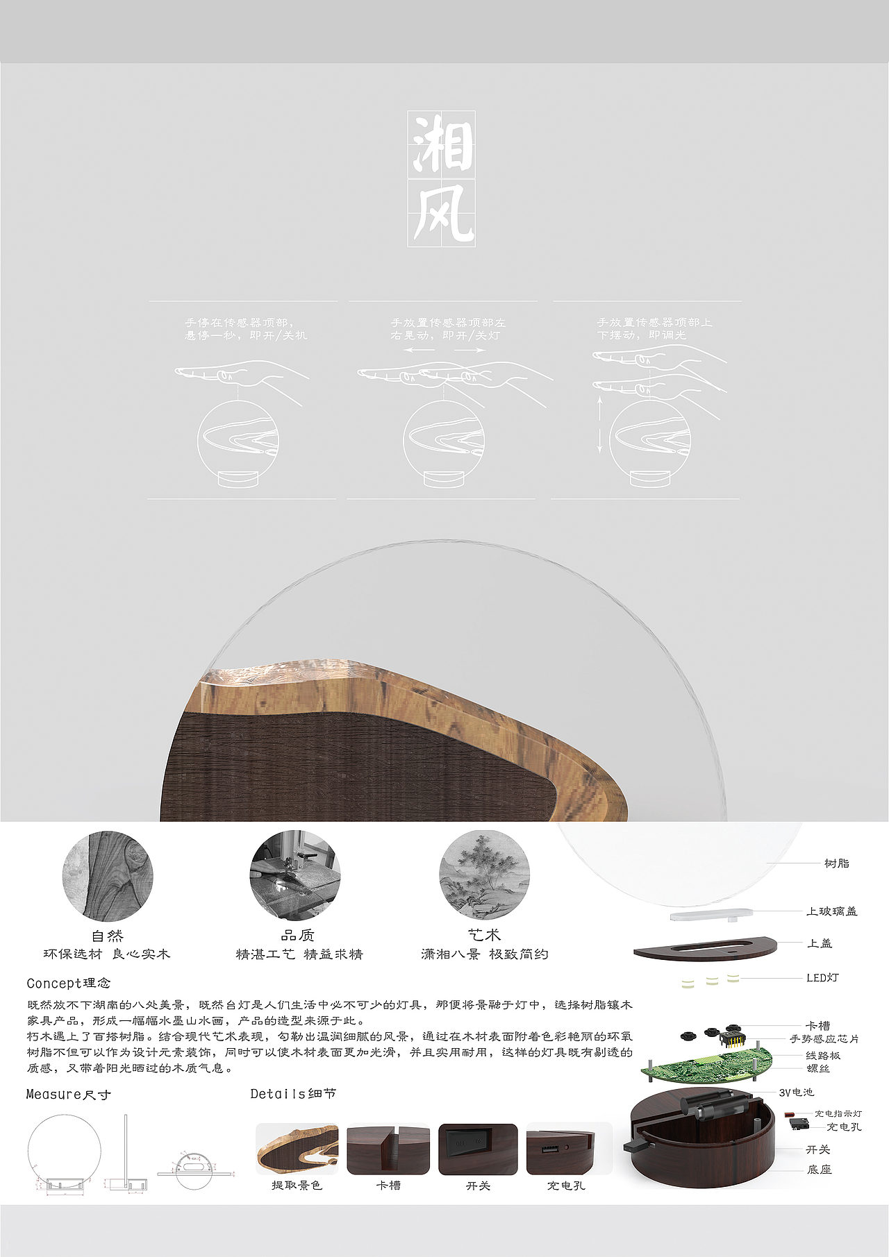“湘风”智能灯具展板（图ZMTQ5MTMwODg4） - 生活用品 - 站酷设计师AMNESIIAXX原创素材 - 站酷ZCOOL