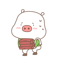 微信表情小猪布鲁喏社畜篇上线啦