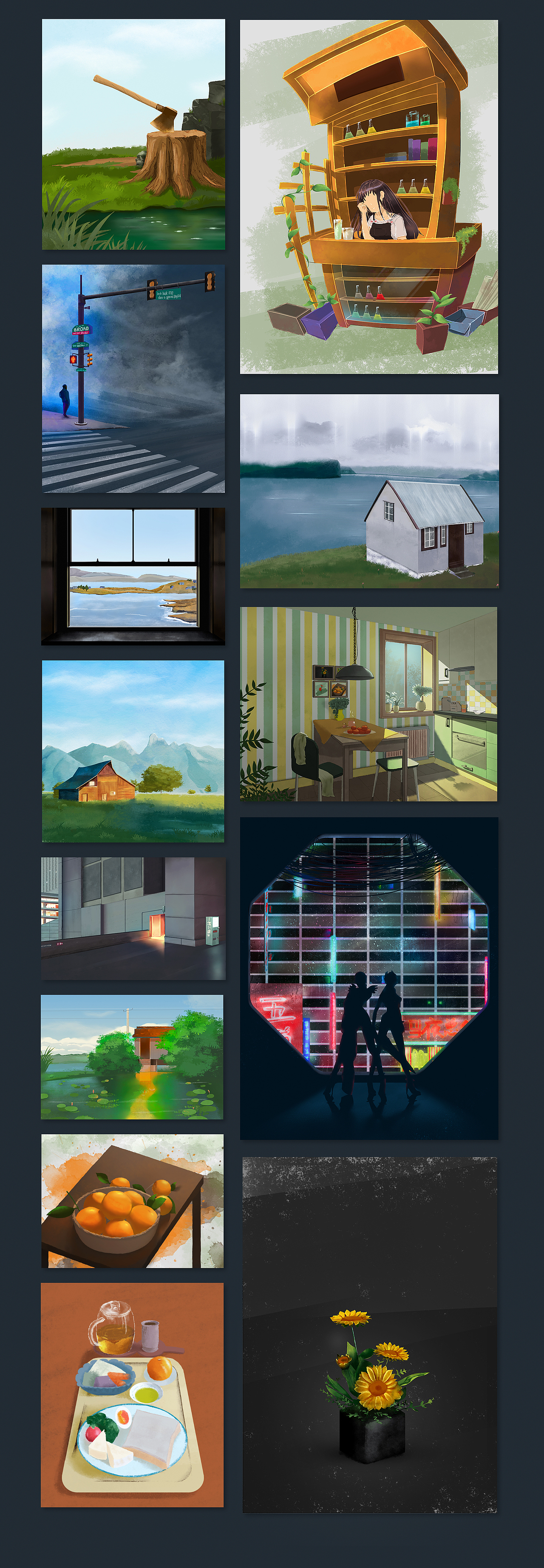 2021年手绘入门练习（图ZMjkwMjA0NDE2） - 创作习作 - 站酷设计师草青黄原创素材 - 站酷ZCOOL