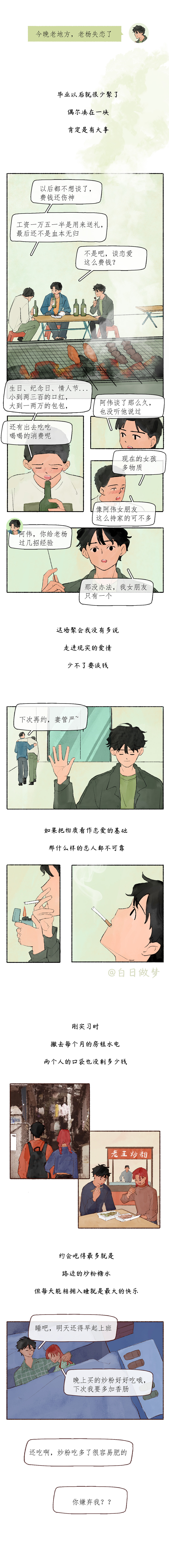 （条漫）没有钱，就不能和你谈恋爱吗？（图ZMzMzOTczMDg0） - 短篇/格漫 - 站酷设计师叁目Sanm原创素材 - 站酷ZCOOL