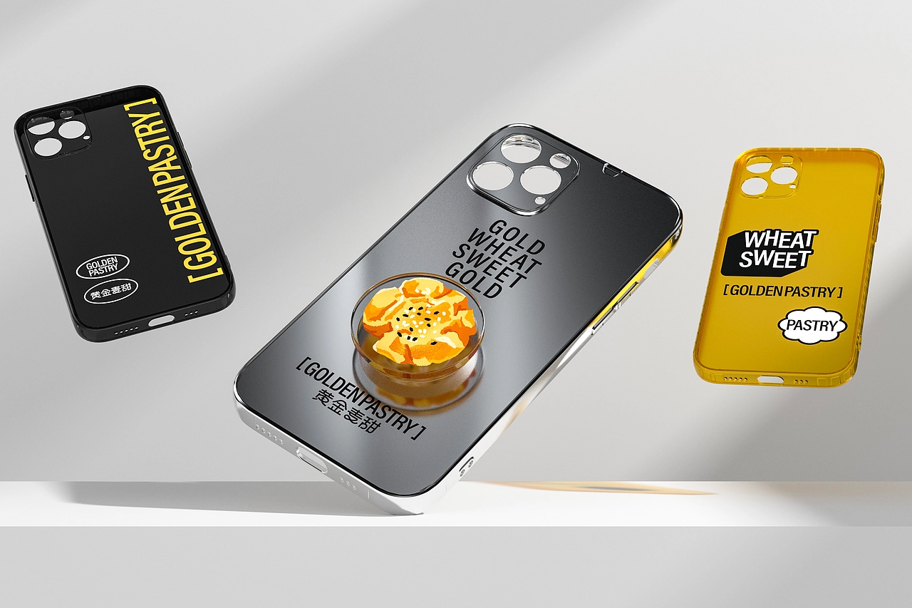 黄金麦甜烘焙品牌-餐饮策略视觉设计