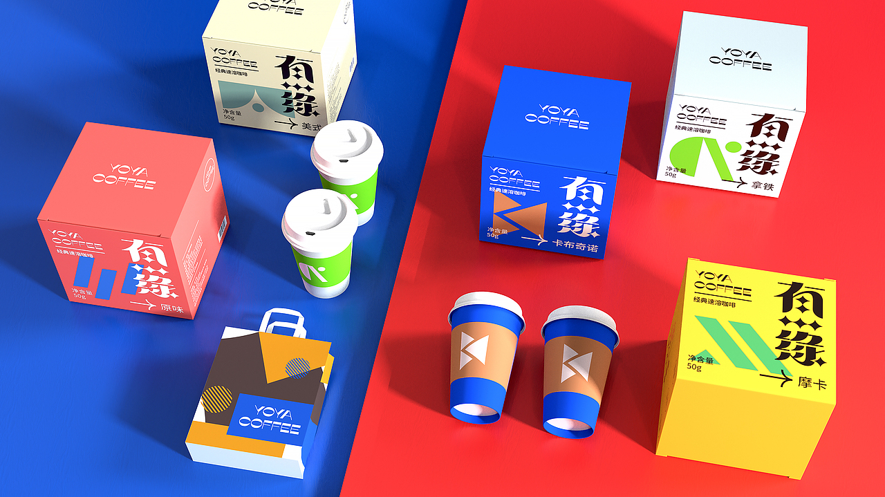开心笑驰驰—YOYA COFFEE 品牌包装