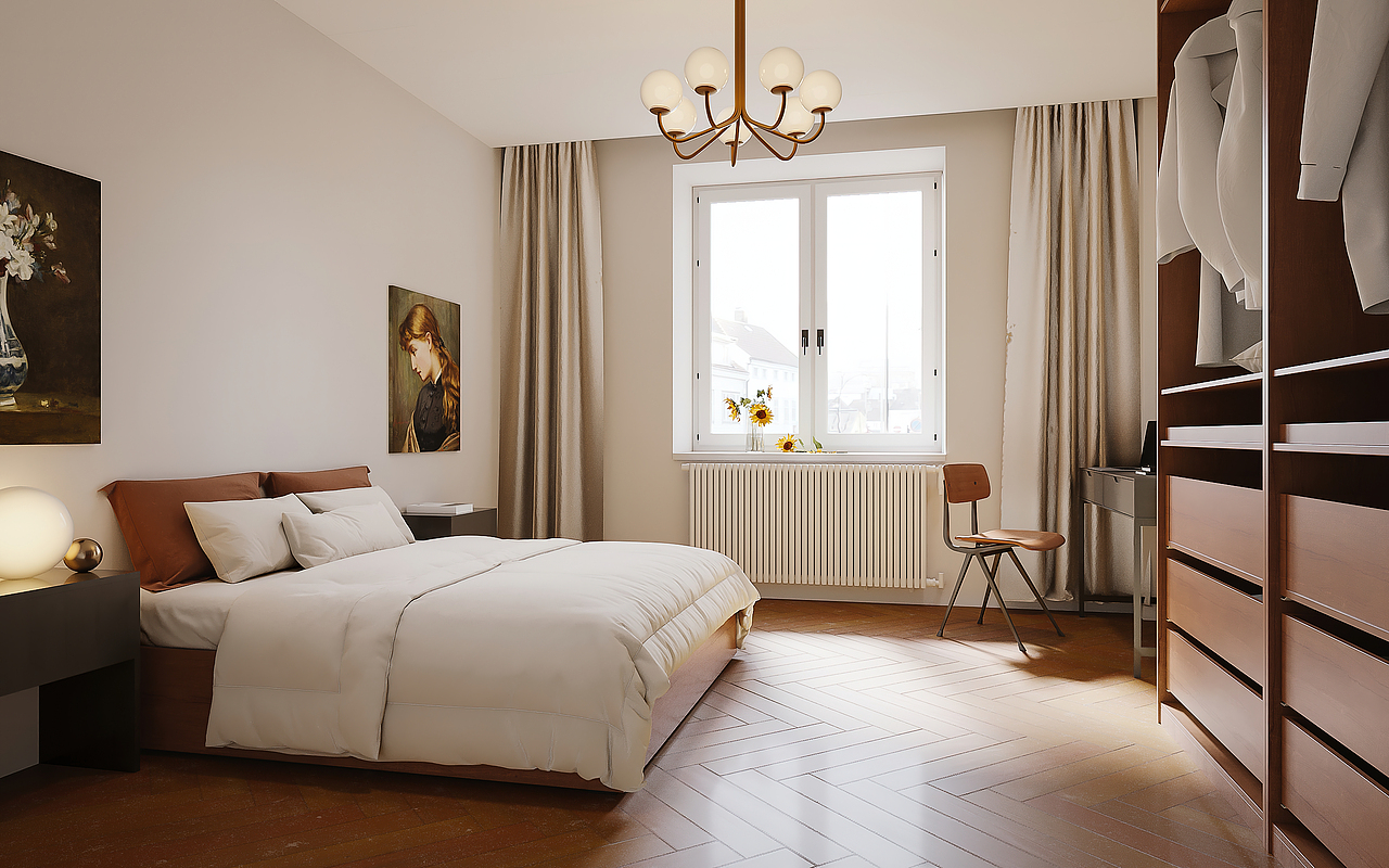 暖色卧室（图ZMzAzMTIwOTky） - 家装设计 - 站酷设计师CGI黑崎原创素材 - 站酷ZCOOL