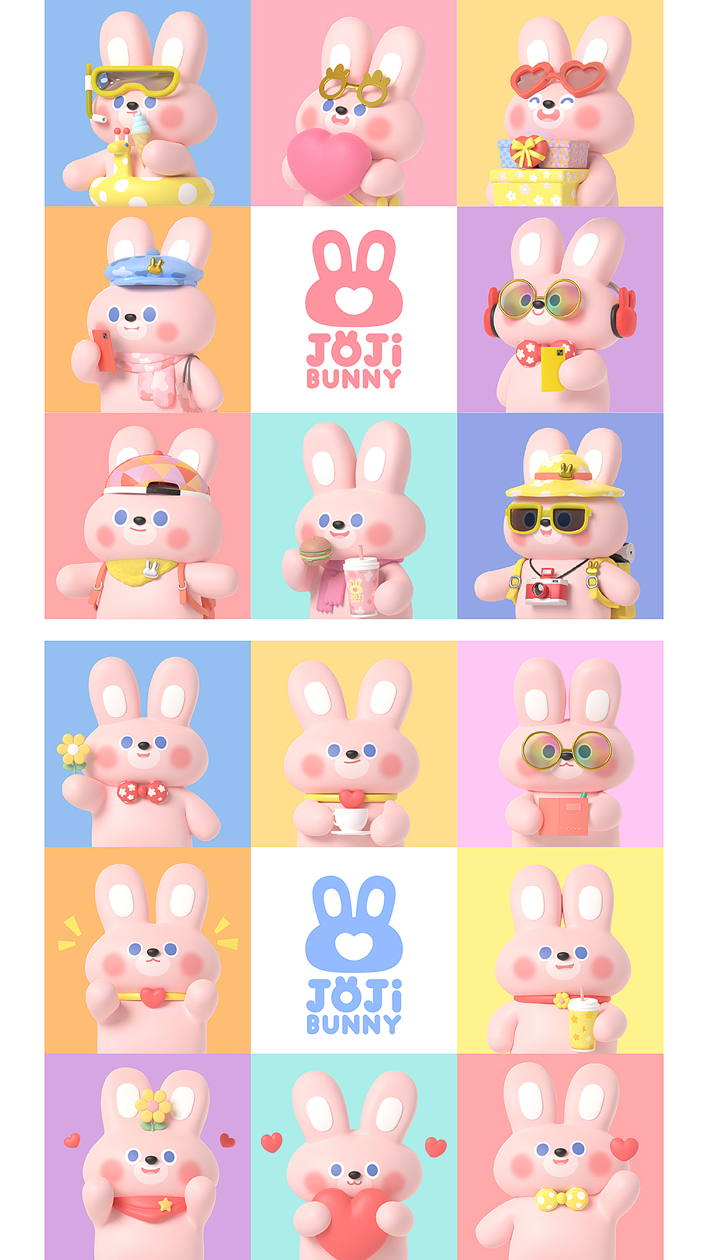 乔吉兔JOJiBUNNY | 动态表情包x头像x插画