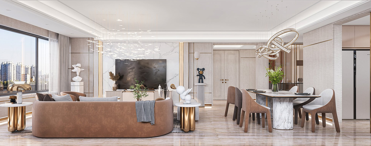 轻奢+港式 刚柔并济 优雅出新高度