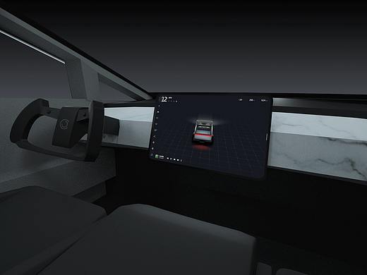 【汽车UI设计】聊聊 Cybertruck 的 HMI 人机交互设计