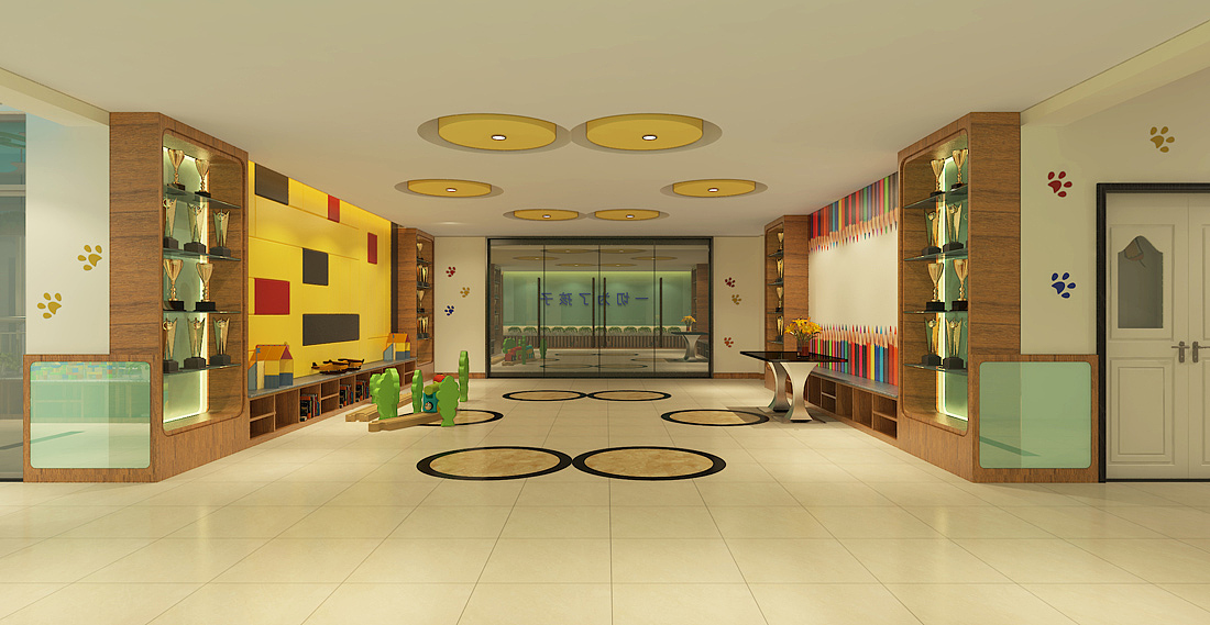 郑州幼儿园设计效果图-幼儿园装修效果图