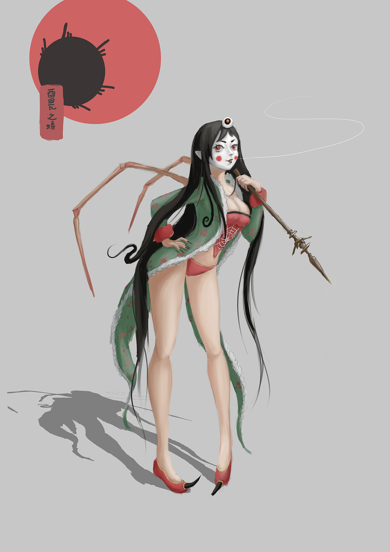 自己创作的小说《蝌蚪姬传》中的角色（图ZMTE1MDcwMDg0） - 游戏原画 - 站酷设计师麓淘原创素材 - 站酷ZCOOL