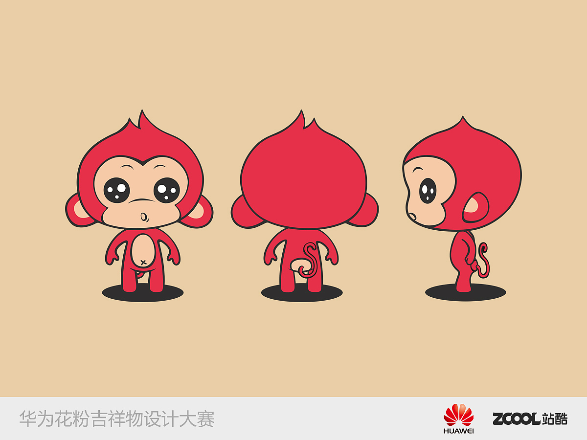 华为花粉俱乐部吉祥物|平面|ip形象|biuoo_原创作品-站酷(zcool)
