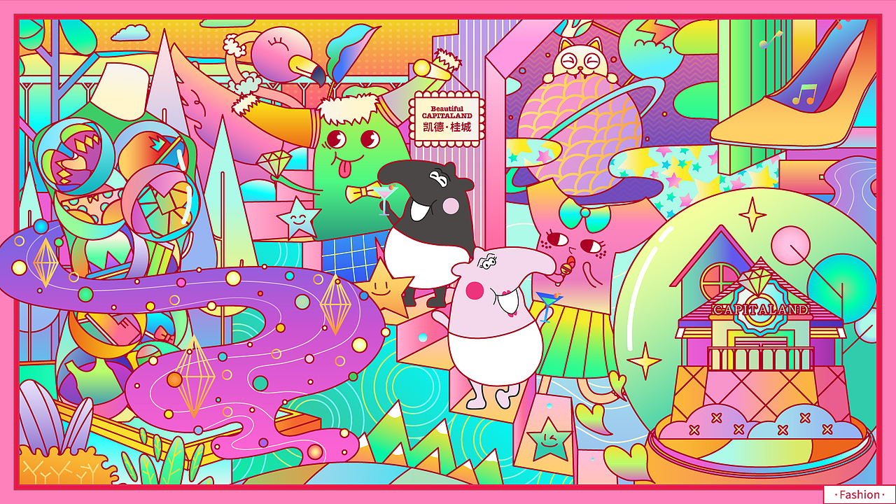 shopping mall mall mall（图ZMTI0NDkyMTgw） - 商业插画 - 站酷设计师马路阔原创素材 - 站酷ZCOOL