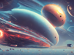 #AI创作实验室#宇宙，爆炸，宇宙飞船，死寂
