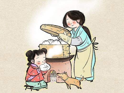 蒸包子