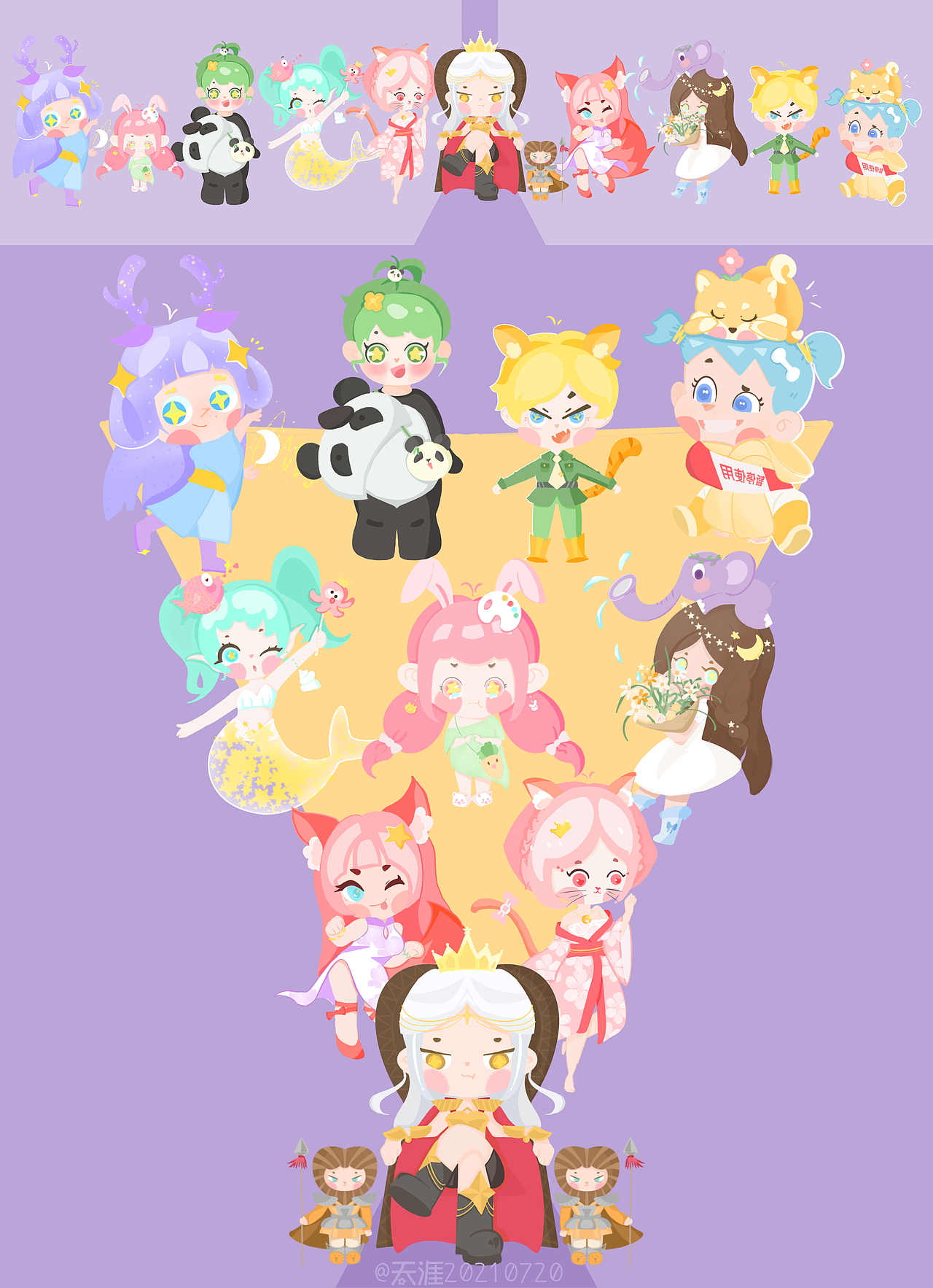 自学画画的人后面都怎么样了？5个月插画练习总结（图ZMjY1MzYyNjgw） - 商业插画 - 站酷设计师画画滴天涯原创素材 - 站酷ZCOOL