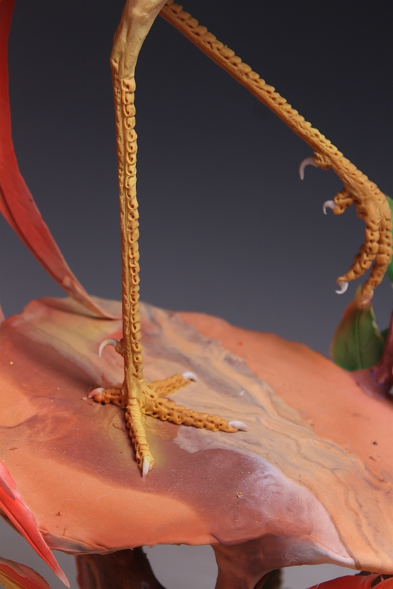 贺加贵面塑软陶(雄鸡)