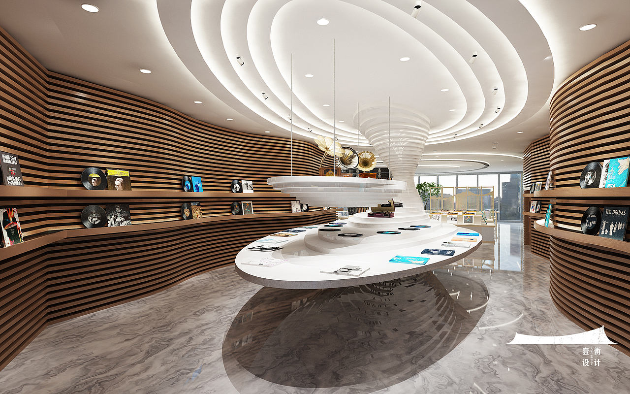 壹衡空间设计黑胶唱片体验馆