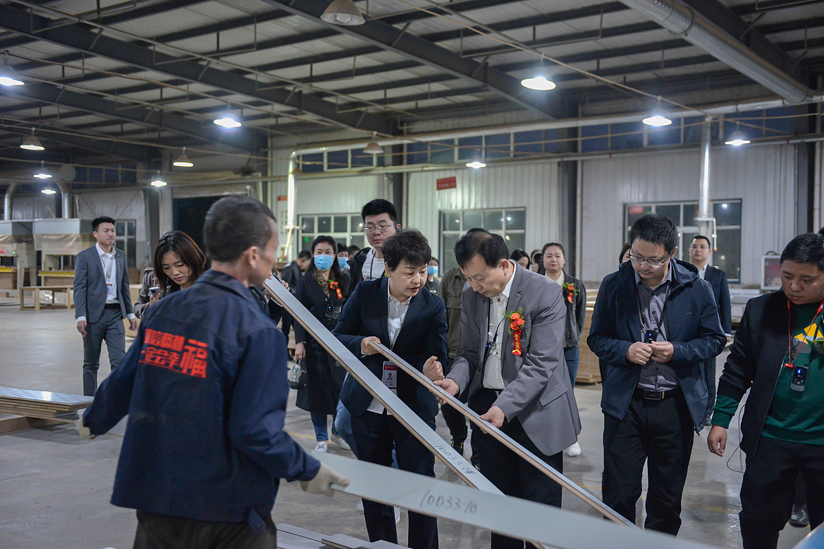 【商务摄影跟拍】—— 业之峰领导莅临格林福合影