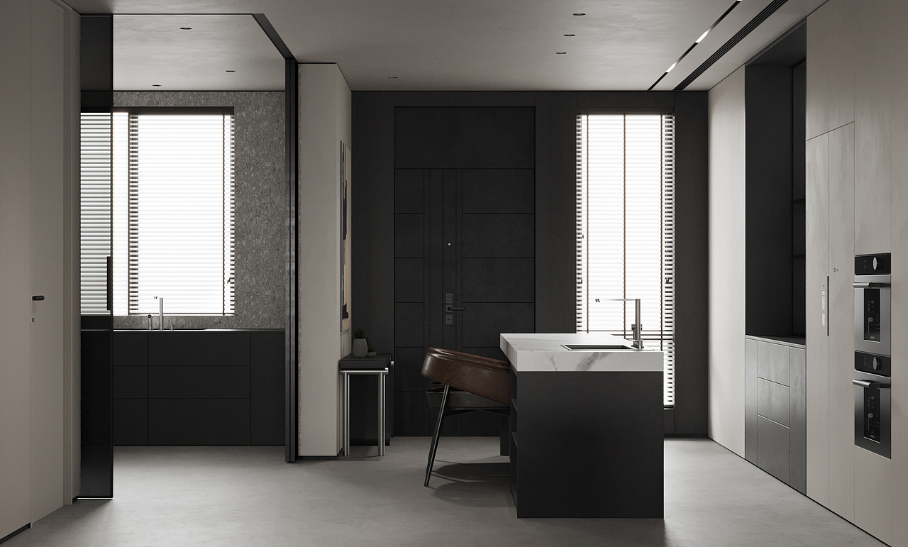 纳境视觉----现代简约别墅全套,这设计是真喜欢。