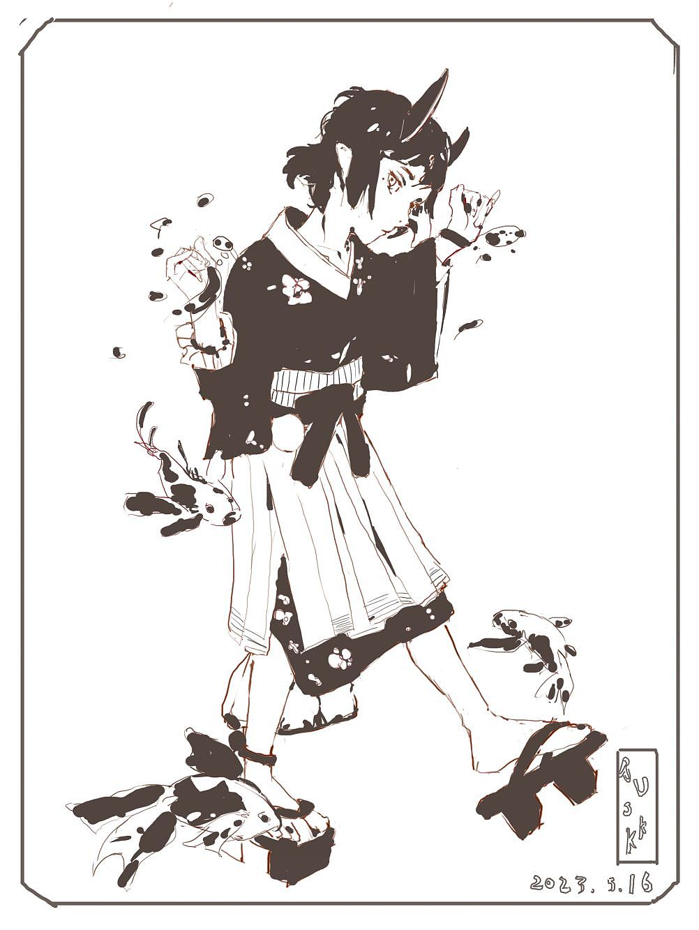 习作。二分与构成。