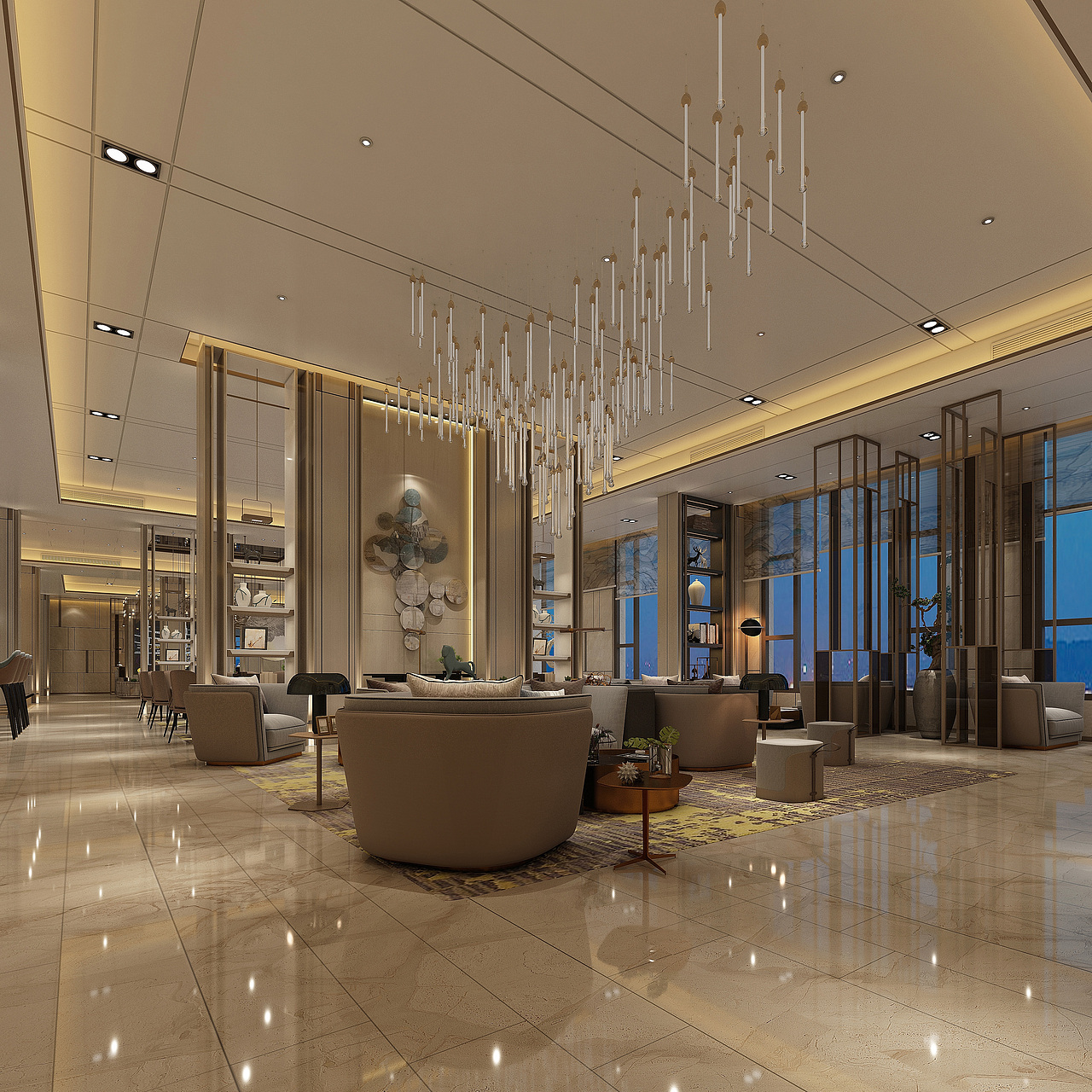 玖壹设计-现代轻奢销售中心