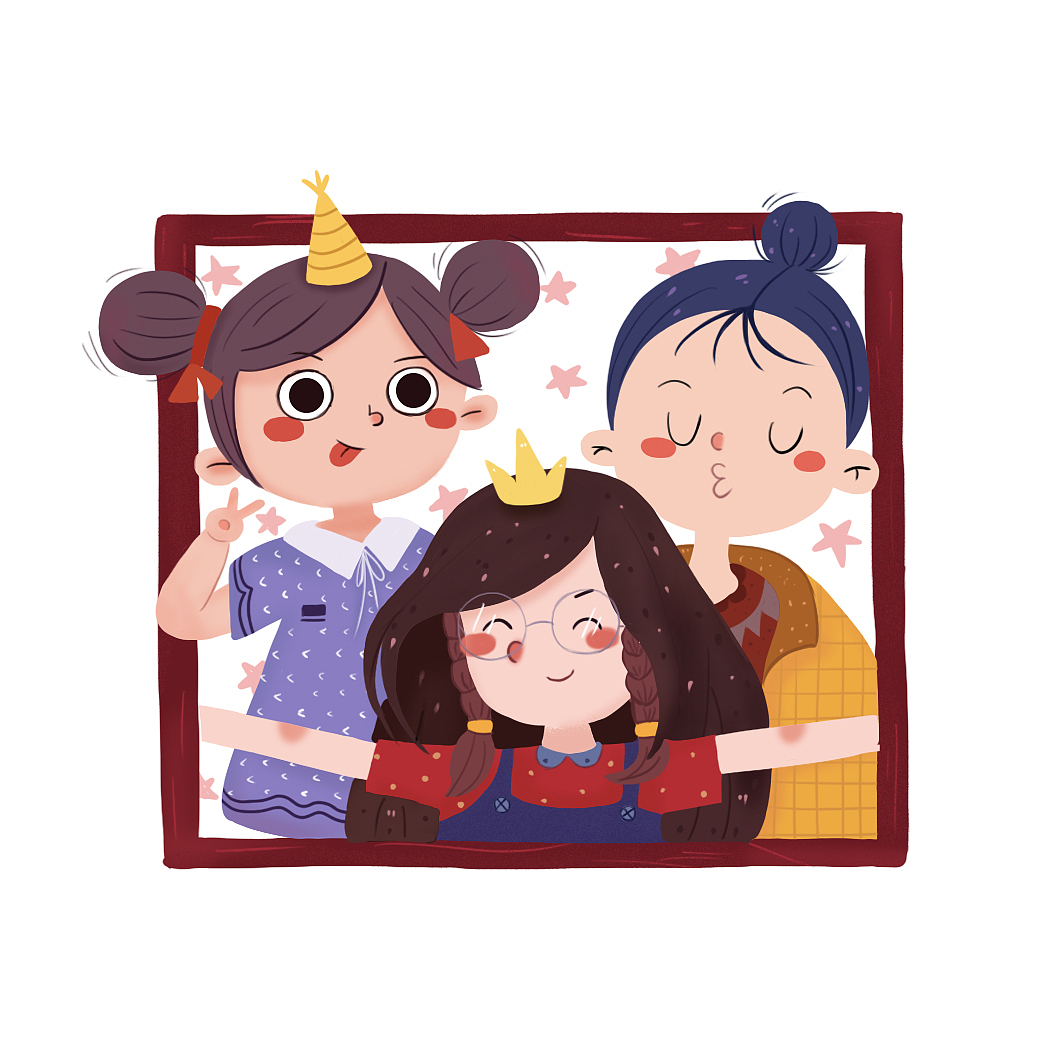 儿童插画卡通人物造型