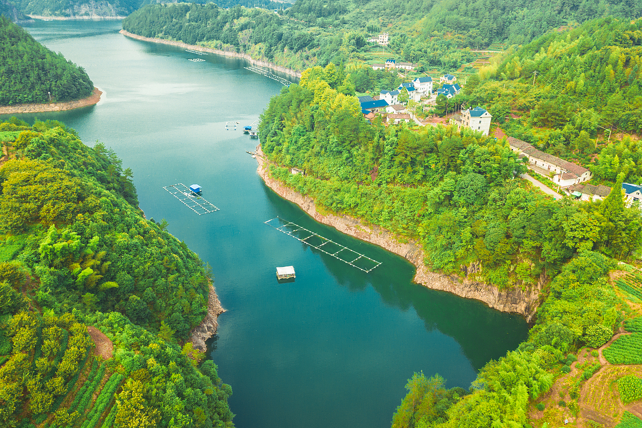 浙江遂昌梯田航拍风光摄影