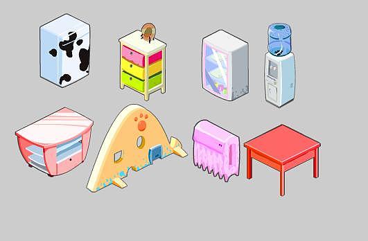 游戏元素（图ZODkyNjY2OA==） - 新锐潮流插画 - 站酷设计师CG旅行者YL原创素材 - 站酷ZCOOL