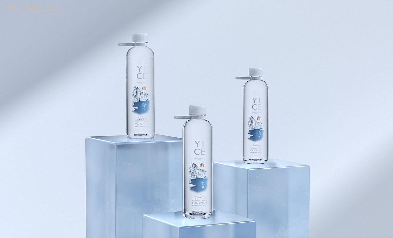 YICE天然矿泉水|饮料|饮用水|气泡水|苏打水包装设计（图ZMzMyMjU0MzU2） - 包装 - 站酷设计师同道设计张博2018原创素材 - 站酷ZCOOL
